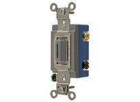 Hubbell Wiring HBL1204LG 4W TOG IND GRD 15A 120/277V LK GY