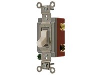 Hubbell Wiring HBL1223LA 3 WAY TOG IND GRD 20A 120/277V LA