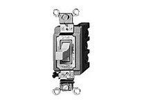 Hubbell Wiring HBL1382 TOG 15A 120/277V DPDT CNTR OFF BR