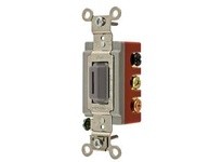 Hubbell Wiring HBL1386LG TOG 20A 120/277V DPDT CNTR OFF LK GY | Industrial Supplies