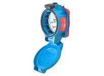 Meltric 01-N4075-001 PN20 INLET POLY BLUE SIZE 1 TYPE 4X 1P+N+G 20 A 125 VAC 60 Hz REVERSE INTERIORS