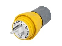 Hubbell Wiring HBL14W33A PLUG W/TIGHT 5-20P 20A 125V YL | Reliable Industrial Supplies