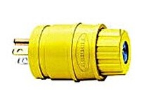 Hubbell Wiring HBL14W47 ELASTOGRIP W/T PLUG 15A 125V 5-15P | Durable Industrial Plug