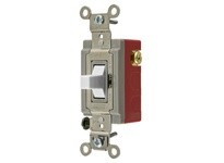 Hubbell Wiring HBL1557WLV TOG SWITCH MOM SPDT 5A 24V DC WH | Industrial Supplies