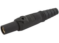 Hubbell Wiring HBL15FBKM2 SINGLE POLE SER 15 FEM PLUG 150A BK | Industrial Supplies