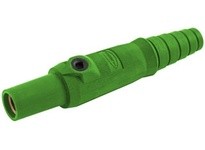 Hubbell Wiring HBL15FGNM2 SINGLE POLE SER 15 FEM PLUG 150A GN