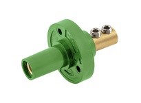 Hubbell Wiring HBL15FRGN SINGLE POLE SER.15 RECEP DBLSET SCRGN