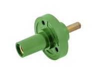 Hubbell Wiring HBL15FRSGN SINGLE POLE SER.15 RECEP STUD 150A GN