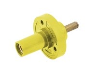 Hubbell Wiring HBL15FRSY SINGLE POLE SER15 RECEP STUD 150A YL | Industrial Supplies