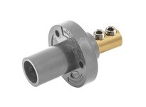 Hubbell Wiring HBL15MRGY SINGLE POLE SER.15 INLET DBLSET SCRGY