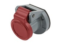 Hubbell Wiring HBL15NCR SINGLE POLE SER 15 WP COVER RED | YarinInd