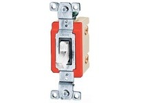 Hubbell Wiring HBL18224WCN 4 WAY TOG IND GRD 20A 347V WH | Industrial Supplies