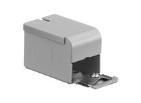 Hubbell Wiring HBL2010A2GY Raceway Entrance Fitting | Durable Industrial Supplies