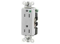 Hubbell Wiring HBL2172OW STYLE HG DUP RCPT 15A 125V 5-15R OW