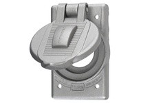 Hubbell Wiring HBL23007 W/PROOF PLATE 1G HUBBELLOCK INLET