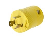 Hubbell Wiring HBL2311VY LKG VAL PLUG 20A 125V L5-20P YL