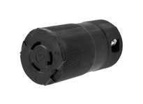 Hubbell Wiring HBL2313VBK LKG VAL CONN 20A 125V L5-20R BK | Industrial Supplies