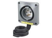 Hubbell Wiring HBL2315SW LKG WT S/SHRD FLG-INLT 20A 125V L5-20P | Industrial Supplies