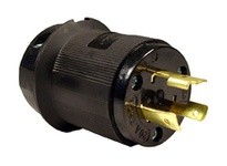 Hubbell Wiring HBL2321BK LKG PLUG 20A 250V L6-20P BK | High-Quality Industrial Plug