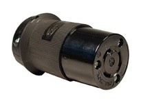 Hubbell Wiring HBL2323BK LKG CONN 20A 250V L6-20R BK | Industrial Supplies