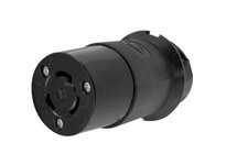 Hubbell Wiring HBL2323EBK LKG CONN 20A/250V L6-20R | YarinInd