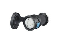 Hubbell Wiring HBL2323SW LKG WT S/SHRD CONN 20A 250V L6-20R | Industrial Connector