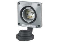 Hubbell Wiring HBL2335SW LKG WT S/SHRD FLG-INLT 20A 277V L7-20P | Industrial Supplies