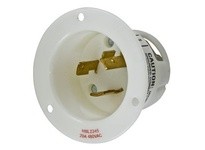 Hubbell Wiring HBL2345 LKG FLG-INLT 20A 480V L8-20P WH | Industrial Supplies