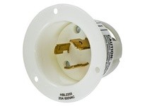 Hubbell Wiring HBL2355 LKG FLG-INLT 20A 600V L9-20P WH | Industrial Supplies