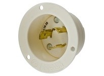 Hubbell Wiring HBL2365 LKG FLG-INLT 20A 125/250V L10-20P WH | Industrial Supplies