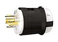 Hubbell Wiring HBL2411BK LKG PLUG 20A 125/250V L14-20P | Durable Electrical Plug