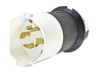 Hubbell Wiring HBL2421S LKG S/SHRD PLUG 20A 3P 250V L15-20P | Industrial Supplies