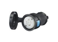 Hubbell Wiring HBL2423SW LKG WT S/SHRD CONN 20A3P 250V | Industrial Supplies