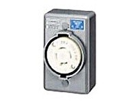 Hubbell Wiring HBL2430SR2 LKG S/SHRD RCPT L16-20R | YarinInd