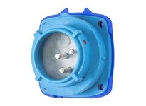 Meltric 01-N8162 PN20 INLET POLY BLUE SIZE 1 TYPE 4X 2P+G 20 A 208 VAC 60 Hz