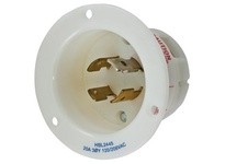 Hubbell Wiring HBL2445 LKG FLG-INLT 20A 120/208V L18-20P WH