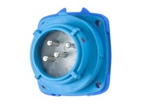 Meltric 01-N8163 PN20 INLET POLY BLUE SIZE 1 TYPE 4X 3P+G 20 A 208 VAC 60 Hz