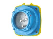Meltric 01-N8165 PN20 INLET POLY BLUE SIZE 1 TYPE 4X 1P+N+G 20 A 120 VAC 60 Hz