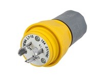 Hubbell Wiring HBL24W49 PLUG W/TIGHT L6-15P 15A 250V