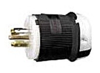 Hubbell Wiring HBL2511BK LKG PLUG 20A 3PH 120/208V | YarinInd