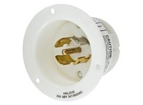 Hubbell Wiring HBL2535 LKG FLG-INLT 20A 347/600V L23-20P WH