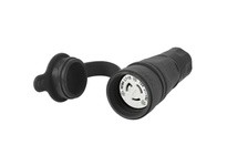 Hubbell Wiring HBL25W34BK CONN W/TIGHT L7-15R 15A 277VAC BK