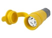 Hubbell Wiring HBL25W49M1 CONN W/TIGHT L6-15R 15A 250V IN BOX