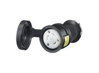 Hubbell Wiring HBL2613SW LKG WT S/SHRD CONN 30A 125V L5-30R