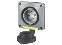 Hubbell Wiring HBL2615SW LKG WT S/SHRD FLG-INLT 30A 125V L5-30P | High-Quality Electrical Components