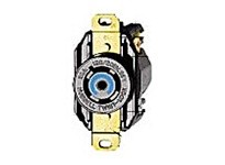 Hubbell Wiring HBL2620 LKG RCPT 30A 250V L6-30R BK | YarinInd