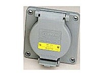 Hubbell Wiring HBL2620SW LKG WT S/SHRD RCPT 30A 250V L6-30R GY | Industrial Supplies