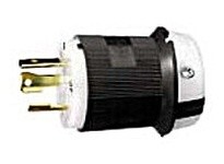 Hubbell Wiring HBL2621 LKG PLUG 30A 250V L6-30P B/W | YarinInd