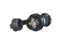 Hubbell Wiring HBL2621SW LKG WT S/SHRD PLUG 30A 250V L6-30P | Durable Industrial Plug