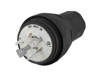 Hubbell Wiring HBL26W76BK PLUG W/TIGHT 3P 20A 480V | YarinInd